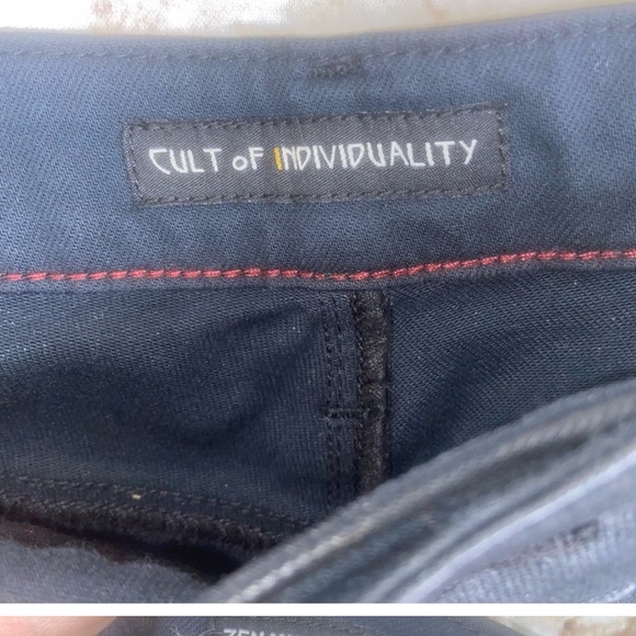 Cult of Individuality Zen Mid Rise Skinny Jean Pants in Black Size 26 NWT - Picture 4 of 7